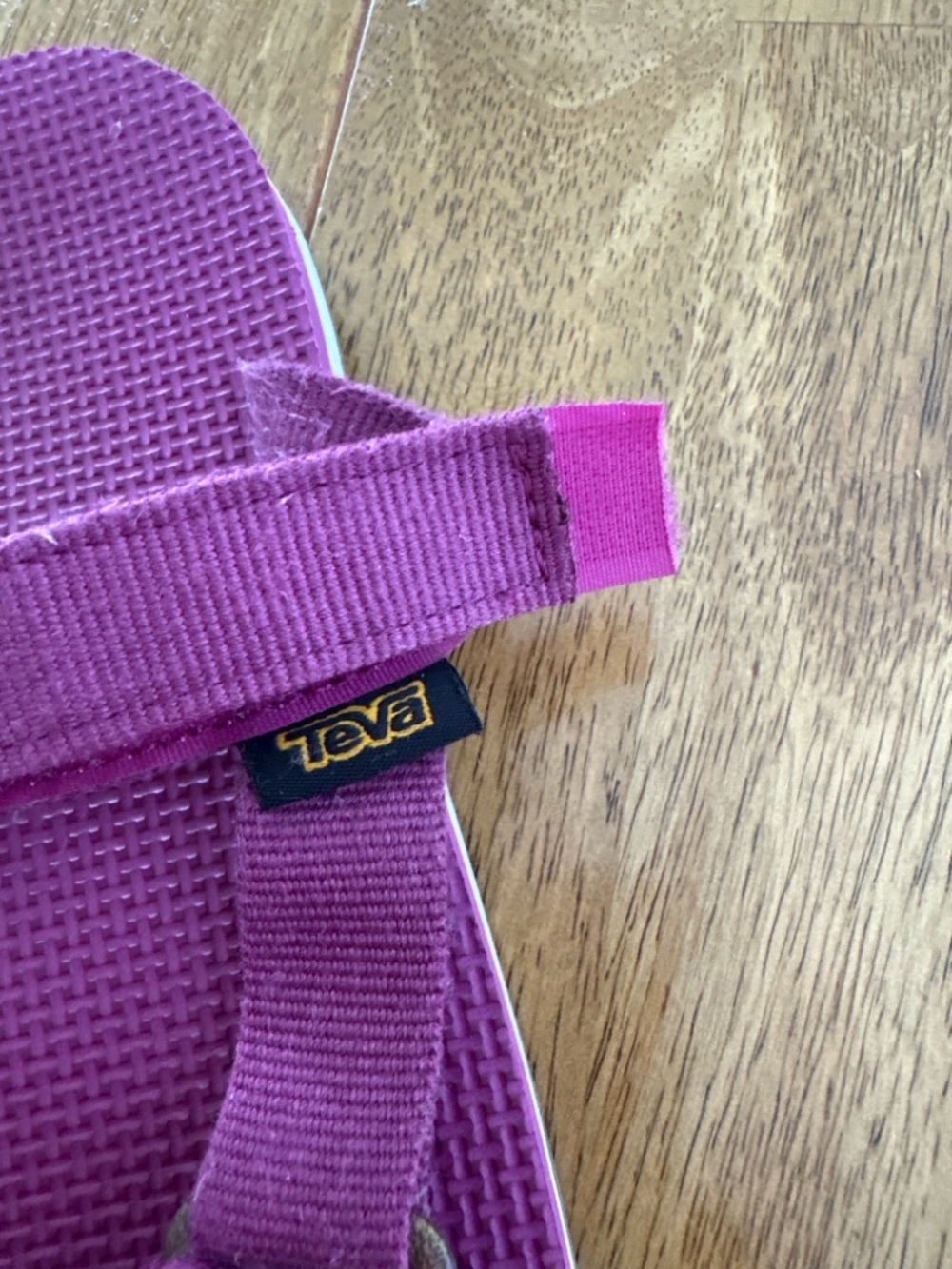 Teva Magenta Sport Sandals | Adjustable Straps | Comfy Summer Slides - Picture 6 of 7